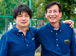 休日は友人とテニスをしてリフレッシュ!