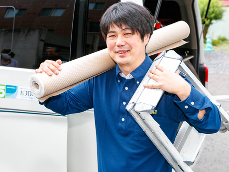 仲間と助け合い、お客様に喜ばれる仕事ができる。「ふろいち」をずっと続けたい。