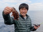 釣った魚介類はなんでもさばいて、