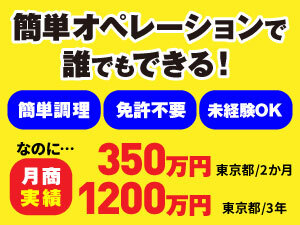 「飲食は興味あるけどリスクが…」そんな方へご提案