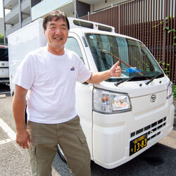 2か月前に人生初の軽冷蔵車での配送に挑戦