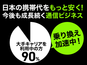 ★スマホユーザーの90％が伸び代。今後も成長が続くビジネス。特に地方にチャンス大！
