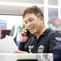 お客様の「次もよろしく」がやりがい。