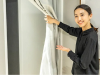 店内はすべてカーテン個室。内外装費を抑えた低リスクの開業を実現できます。