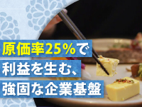 【240店舗展開のスケールメリット】原価抑制で高粗利を実現し、投資回収1年以内