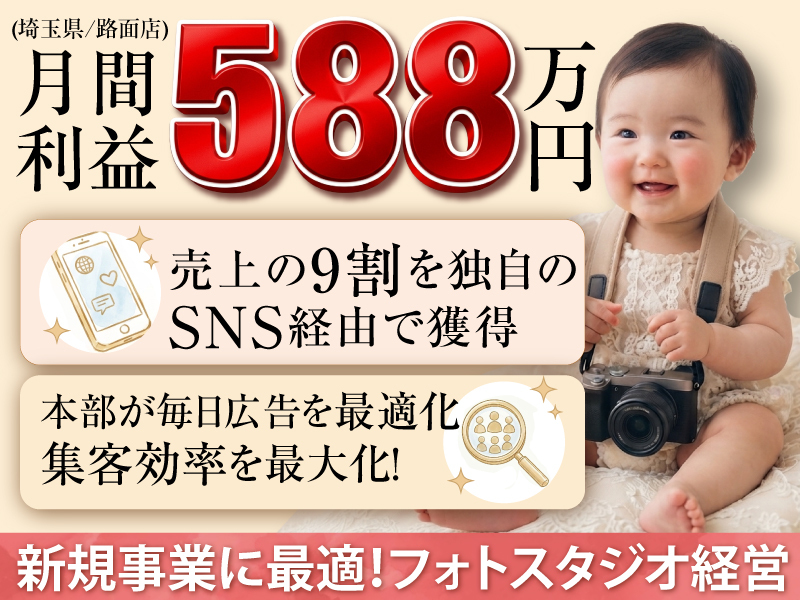 スタジオコフレ／株式会社キャラットのフランチャイズ開業プラン