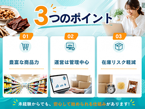 品卸会社の商品力を活かしたEC販売で成果を実感！日常に必要な食品でリピートを創出